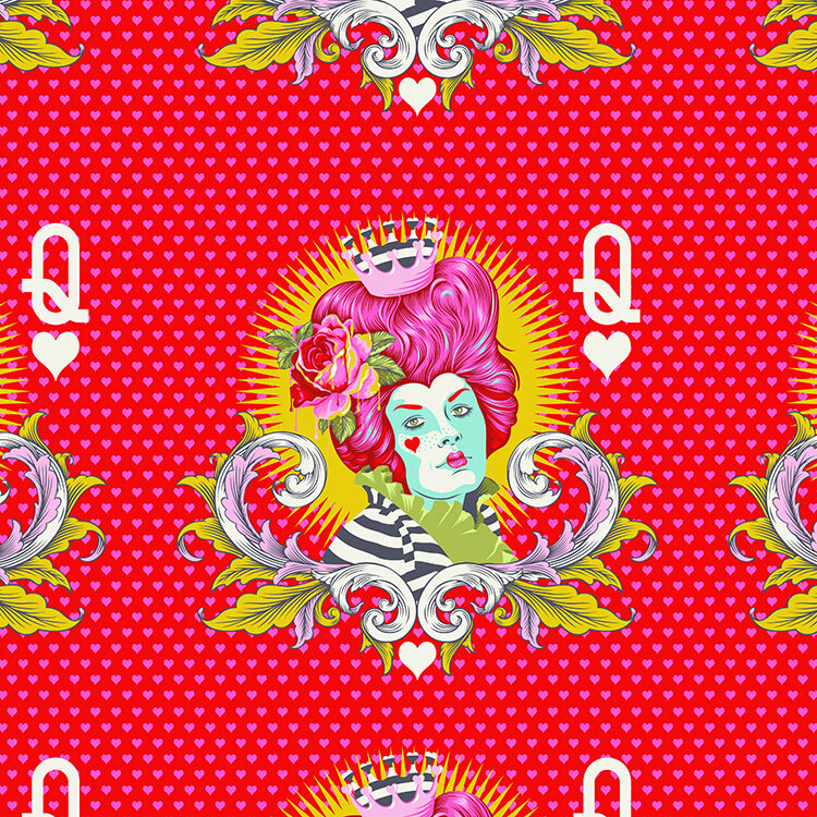 Stille monarki enke tula pink curiouser free spirit quilt fabrics - Skredderens SWEET SHOP -  Stoffer & Symaskiner